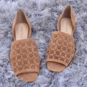 Ivanka Trump Perforated Suede Flats